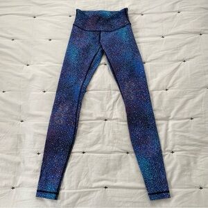 Lululemon Wunder Under Pant III (Full-On Luxtreme)Strive Multi Black,Size 4 NWOT